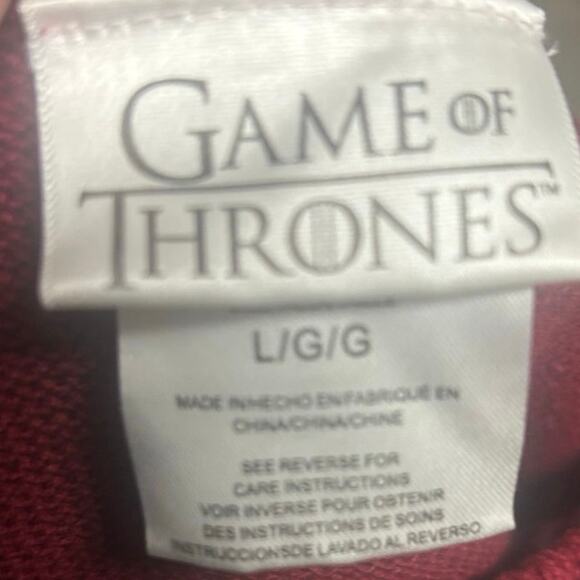 HBO Game of Thrones "I Drink and I Know Things" Ugly Christmas Sweater - LARGE - Picture 5 of 5